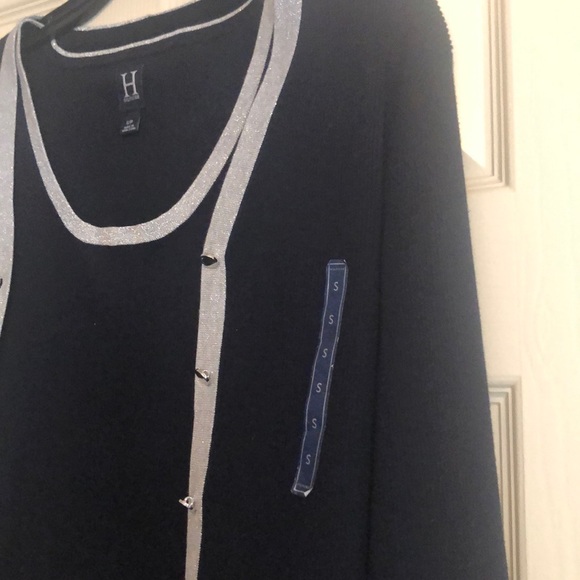 NWT Tommy Hilfiger Rib Knit Cardigan and Tank Set - Picture 3 of 7